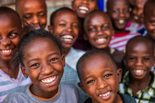 Children at an orphanage visited during our trips